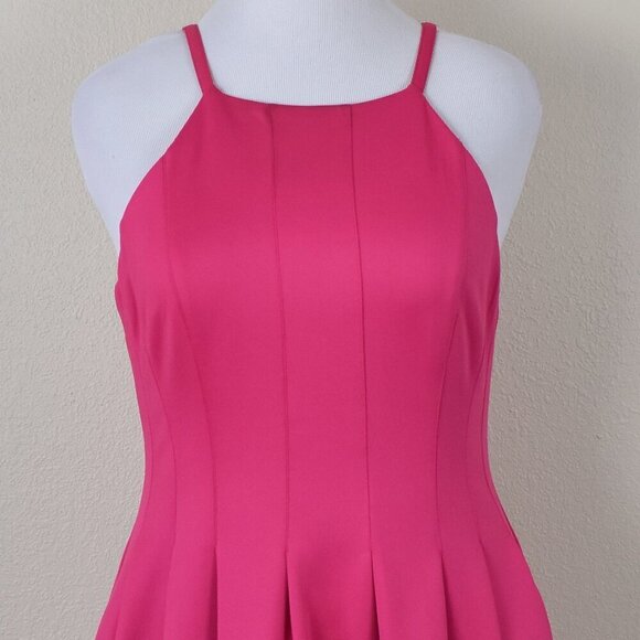 Calvin Klein Scuba Fit and Flare Dress - 12 - Picture 2 of 8